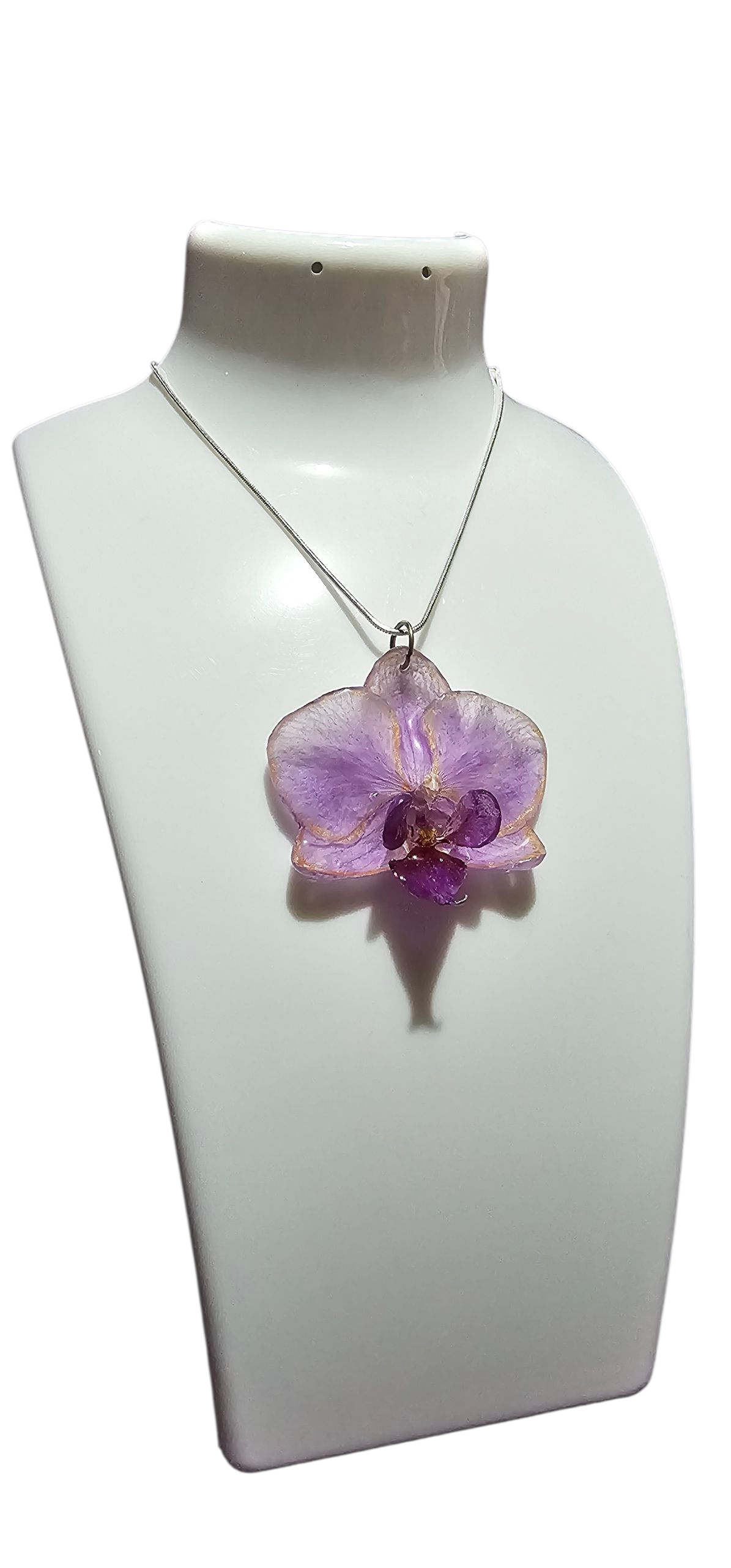 Dije de Orquídea Phanelopsis (Incluye Cadena de Plata 925) - Image 2