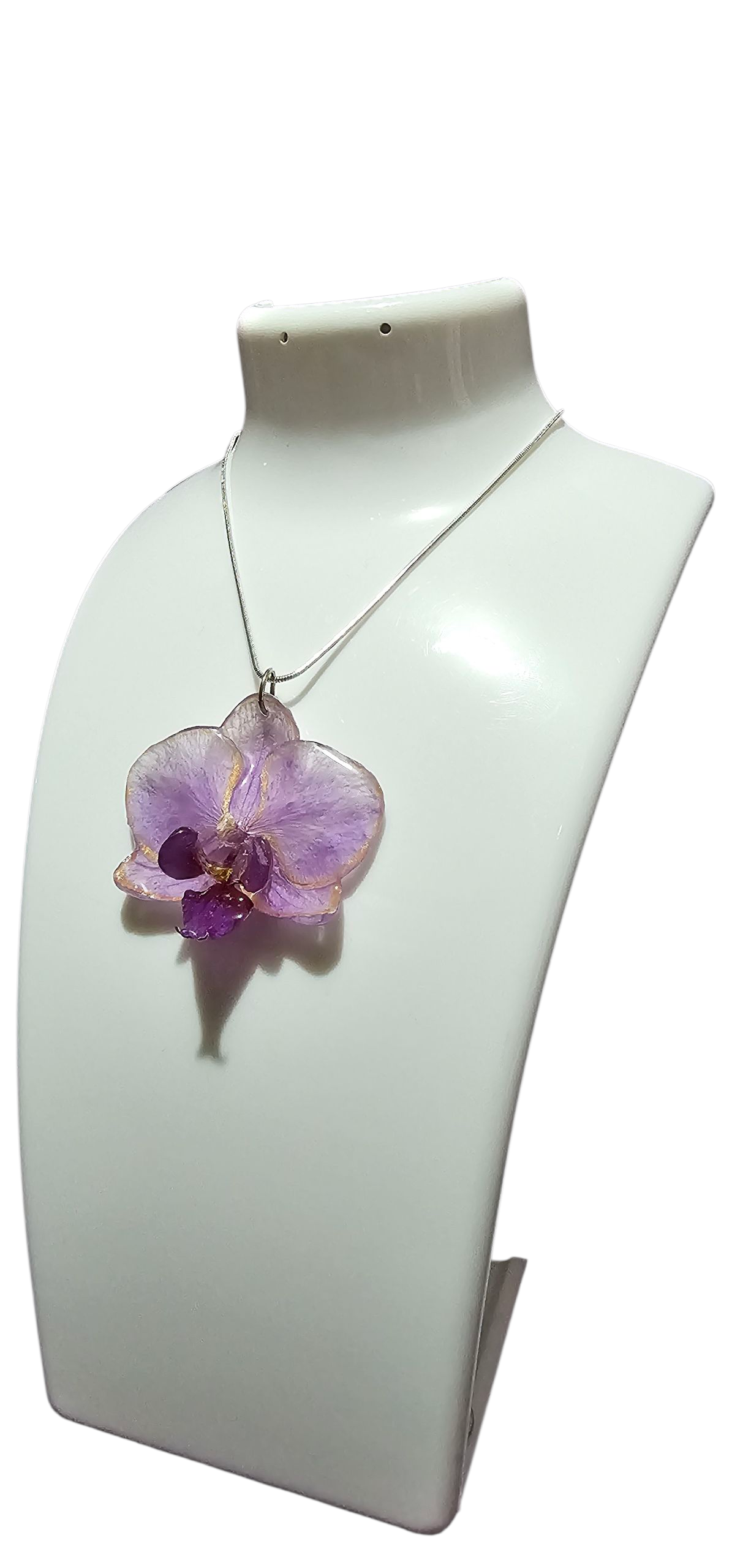 Dije de Orquídea Phanelopsis (Incluye Cadena de Plata 925) - Image 3