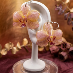 Aretes de Orquídea 081