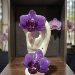 Aretes de Orquídea