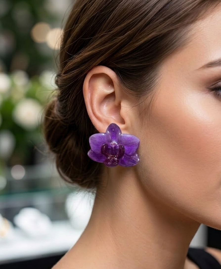 Aretes de Orquídea - Image 3