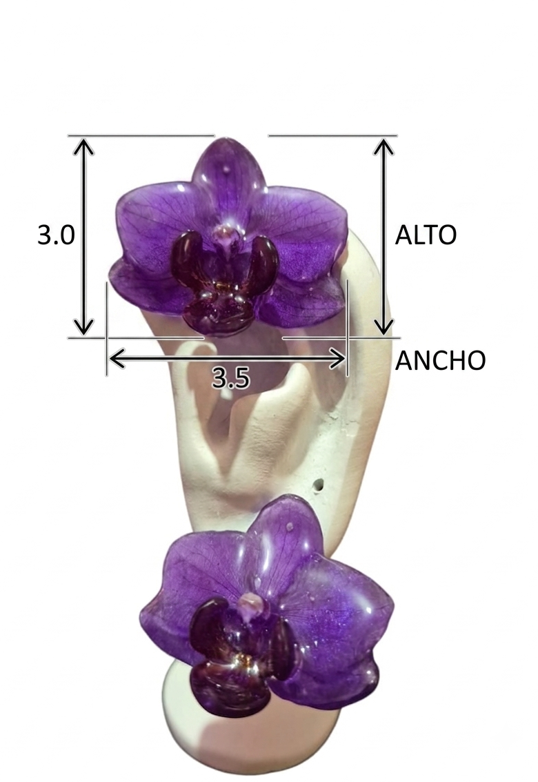 Aretes de Orquídea - Image 2