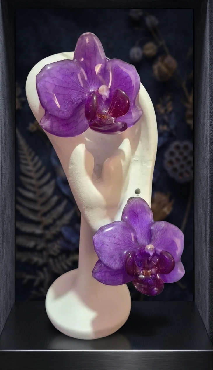Aretes de Orquídea - Image 4
