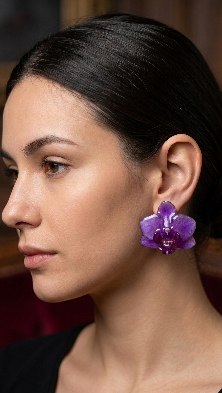 Aretes de Orquídea - Image 3