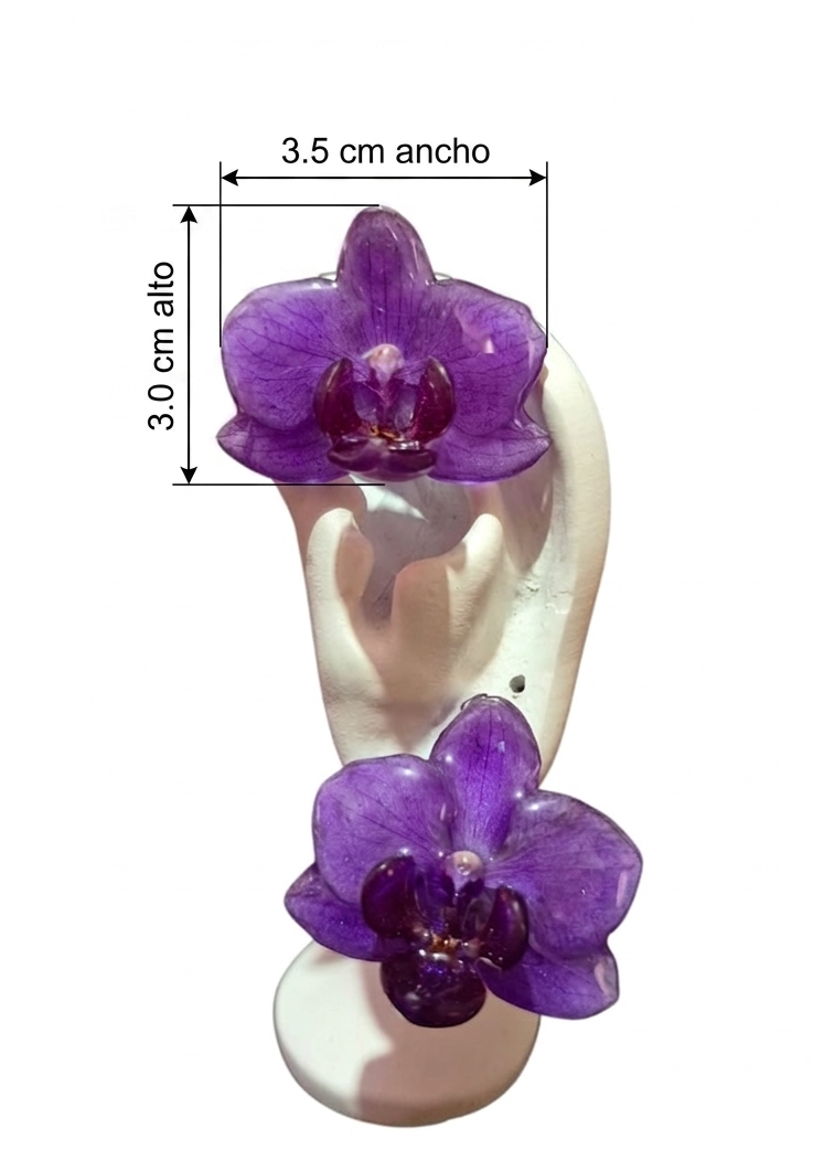 Aretes de Orquídea - Image 2