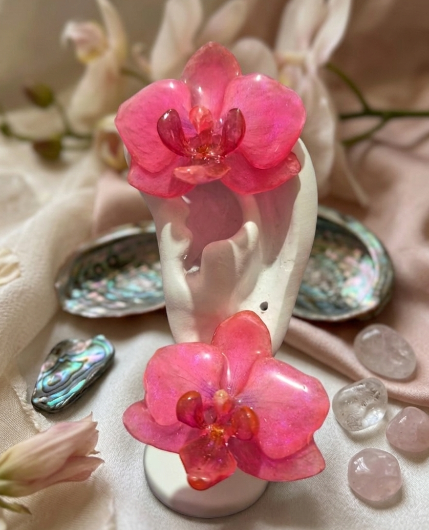 Aretes de Orquídea