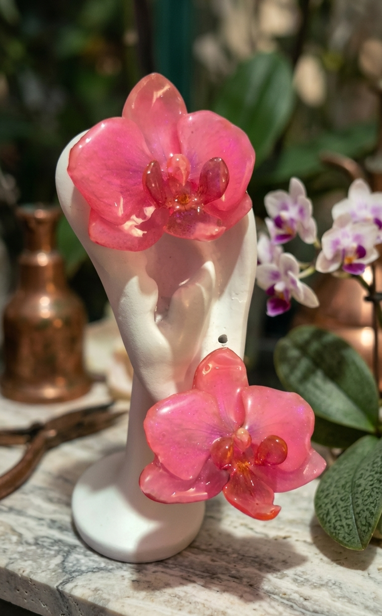 Aretes de Orquídea - Image 4